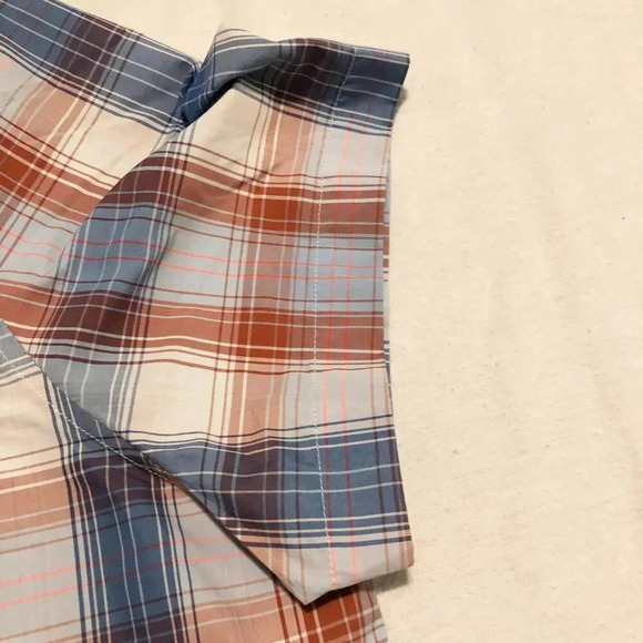Eddie Bauer Travex Button Shirt Womens  Size XL Plaid Short Sleeve Shirt - Picture 5 of 16